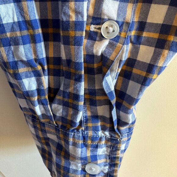 J CREW - Gingham Check (Blue/Yellow/White) [slim fit] - Picture 5 of 7